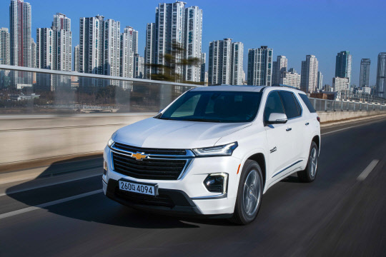 쉐보레 트래버스 하이컨트리 트림. 한국GM 제공